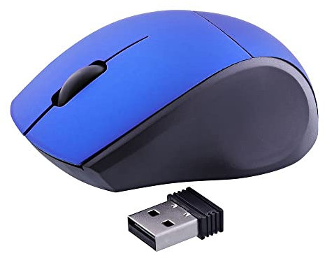 T'nB Souris Ergonomique Verticale sans Fil, Inclinaison 53°, Clics Silencieux, Bluetooth & USB-A, Batterie Rechargeable 500mAH, DPI Ajustable 1600 – Bleu