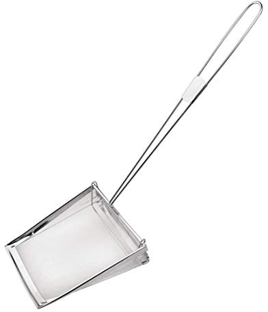 Vogue Fat Skimmer 20 cm/8 inch, Stainless steel, Spatula Fryer Skimmer Strainer, Heat Resistant, J670