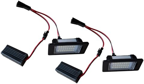 LED Kennzeichenbeleuchtung ohne Fehlermeldung Eintragungsfrei passend für VW Golf 6 Kombi Touran Sharan Passat B7 Touareg