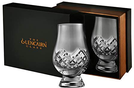 The Glencairn Official Whisky Cut Crystal Glasses - Presentation Box (Set of 2)
