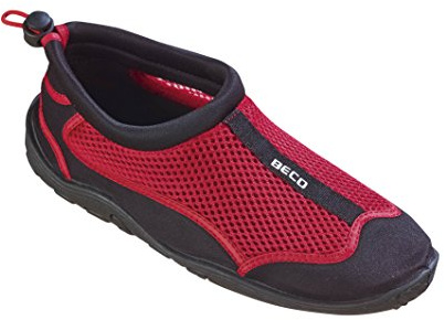 Beco Unisex Aqua Surfschuhe Stand Up Paddling Shoes, Multicoloured (Rot/Schwarz), 45
