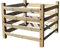 Holz Kompostsilo Bio - Komposter mit Zuganker 100x100x80cm