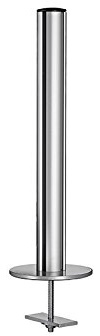 Novus Dahle 961+1809+000 Monitorhalterung, Metall, Silber, 44,5 x 5,1 x 5,1 cm