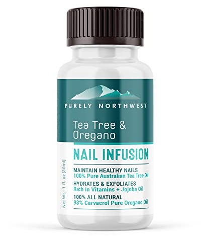 Toenail Fungus Extra Strength Solution-Thick Discolored Nail Repair, Ingrown Nails, Dry Cracked Nails & Cuticles-All Natural with Tea Tree & Oregano Oil: by Purely Northwest USA 1oz