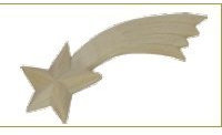 Krippenzubehör, Komet, Länge 12cm, aus Holz