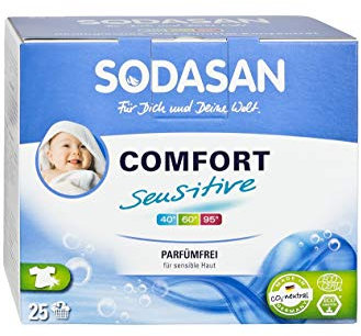 Sodasan Comfort sensitiv Lessive en poudre spécial peaux sensibles 1,2 kg