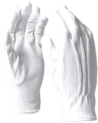 Handschuhe Gr. XL 10,5' Baumwolle weiß