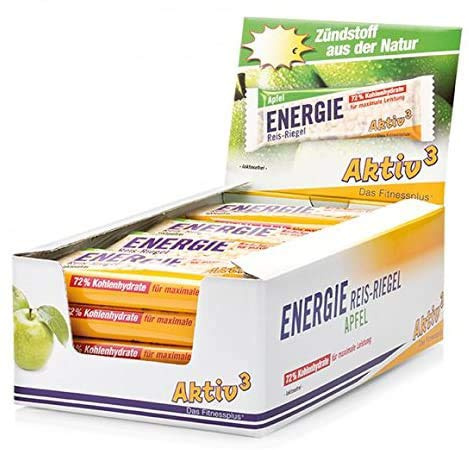 Sanct Bernhard Sport Energie Reis-Riegel Apfel | 20er-Pack