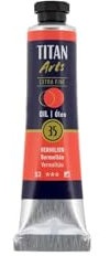 ÓLEO BERMELLÓN TITAN Extrafino 6 - 20ml. Nº 35