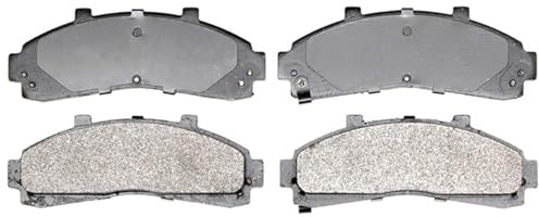 ACDelco Silver 14D652M (19286058) Semi-Metallic Front Disc Brake Pad Set with Wear Sensor