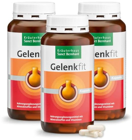 Sanct Bernhard Gelenkfit Kapseln, Kurpackung 720 Kapseln | mit Glucosamin, mit Chondroitin
