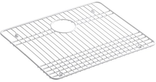 KOHLER Gilford 16-1/2 In. x 20-1/8 In. Vinyl Coated Sink Rack, Stainless Steel