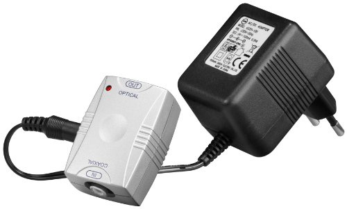3er Set Koaxial in - Opto out Wandler inkl. Netzteil