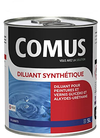 Diluant Synthetique - 5L Diluant pour Peintures et Vernis Type Glycérophtaliques et Alkyde-Uréthanes