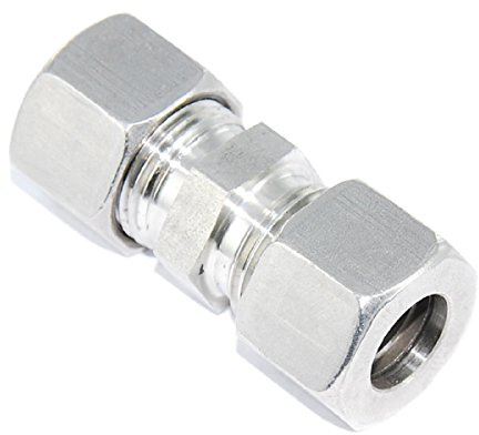 Gerade Schneidringverschraubung Edelstahl V4A - G 15 L - für 15 mm Rohr