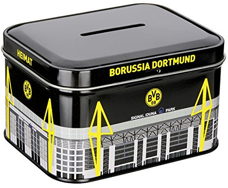 Borussia Dortmund, BVB-Metallspardose, Schwarz, Gelb, Wei?, 0