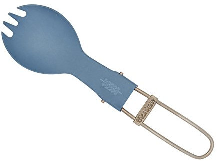 Vargo Titanium Folding Spork, Blue