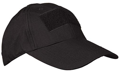 Mil-Tec Miltec Casquette Base-Ball Tacticale Noir OneSize
