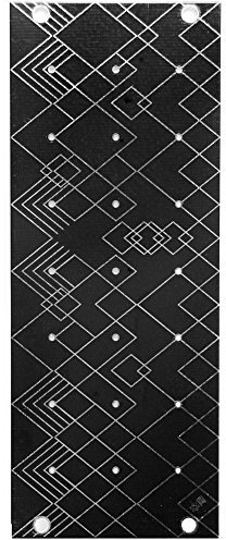 Synthrotek 10HP 3U DIY Eurorack Blank Panel - Eurorack-Modular-Synthesizer - Schwarz - Modern - Fortgeschritten
