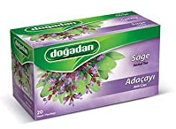 Dogadan Sage Herbal Tea, Adacayi Biki Cayi 20 Tea Bags