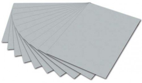 Tonpapier - 50 x 70 cm, silber