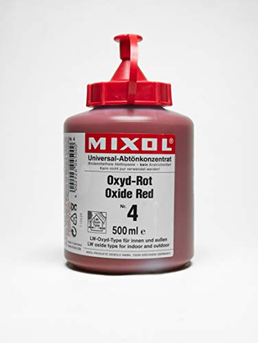 500ml MIXOL Universal-Abtönkonzentrat # 4 Oxyd-Rot, Oxyd Rot, 4002926045000