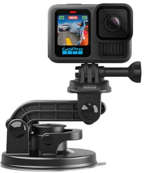 GoPro Suction Cup+ Fissaggio per GoPro, Nero/Antracite