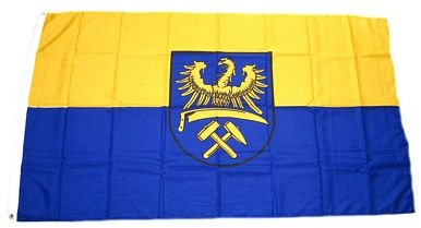 Flaggenking wetterfest Oberschlesien Fahne/Flagge, Mehrfarbig, 150 x 90 x 1 cm