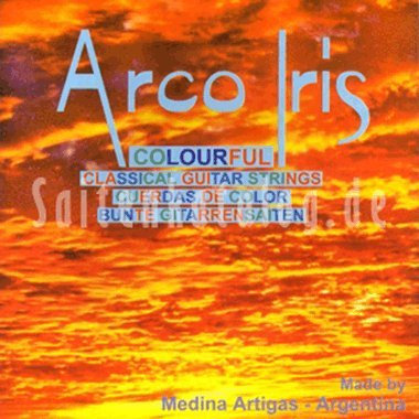 Medina Konzertgitarre Arco Iris - farbige Saiten