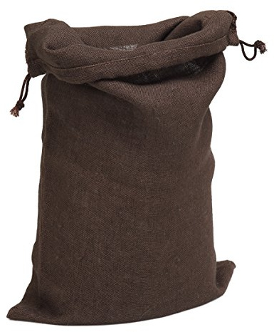 La cordeline SACJLCH Saco de Yute marrón Chocolate con Cierre de Lazada (55 x 4 x 95 cm)