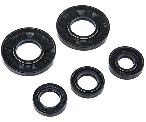 Set: Wellendichtringe Motor(Handschaltung) kpl, blau, Doppellippe - Simson KR51/1 Schwalbe