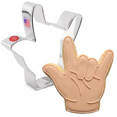 Ann Clark Cookie Cutters Hand Liebeszeichen Ausstecher, 9,53cm