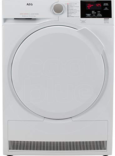 AEG T6DBG72P Independiente Carga frontal 7kg B Blanco - Secadora (Independiente, Carga frontal, Condensación, Blanco, Botones, Giratorio, Tocar, Izquierda)