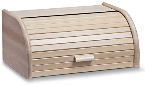 Zeller 20463 Boîte à pain grand format Hêtre Brun 40 x 28 x 18 cm