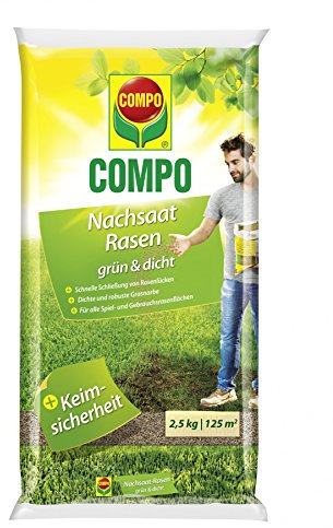 Compo Nachsaat-Rasen grün und dicht 2,5kg für 125 m²
