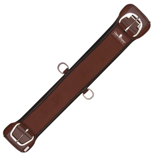 Classic Equine Feather Flex Straight Cinch, Color: Brown, Size: 36 (FFSCBR36)