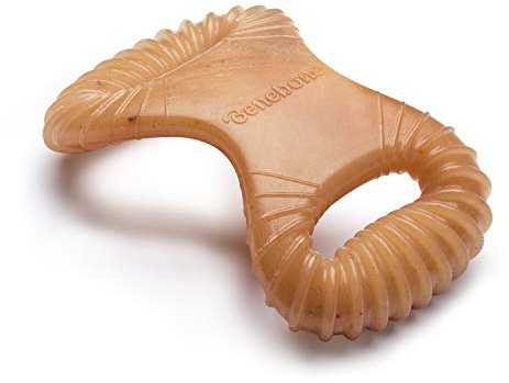Benebone Giocattolo da masticare per cani indistruttibile per masticatori aggressivi, resistente e di lunga durata, vero sapore di pollo, per razze di piccola taglia, prodotto negli Stati Uniti.