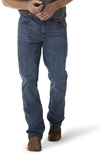 Wrangler All Terrain Gear by Relaxed Boot Cut Bootcut Chic De Corte/Holgado/ر//ر/ن Retrô COM Ajuste Relaxadoretro Relax-Fit Jeans, Rocky Top., 30W x 36L