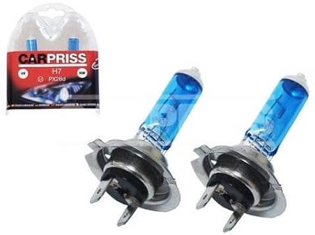 Carpriss 70721024 Type Xénon Halogène H7–Bleu - 2 pièces