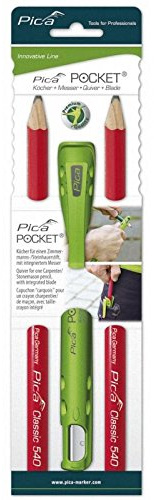 Pica Pocket mit 2 Zimmermannstiften 24cm