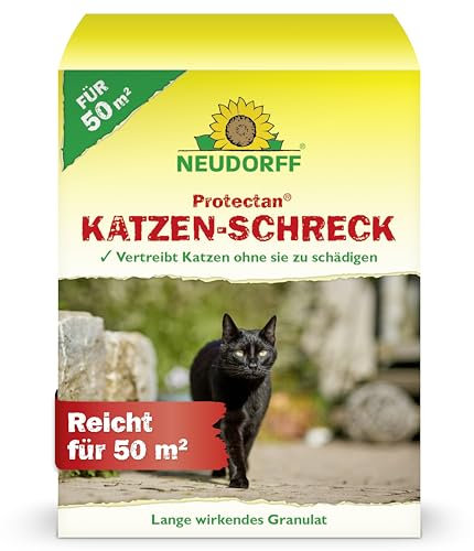 Neudorff Protectan Katzen-Schreck – Anwendungsfertiges Fernhaltemittel vertreibt Katzen wirkungsvoll, ohne sie zu schädigen - ausreichend für 50m², 200 g