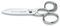 3 Claveles Tijeras Cocina Profesional, Acero Inoxidable, Brillo, 20cm / 8