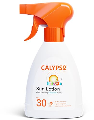 Calypso Kids Coloured Spray | Disappearing Blue Lotion | SPF 30 | 200ml