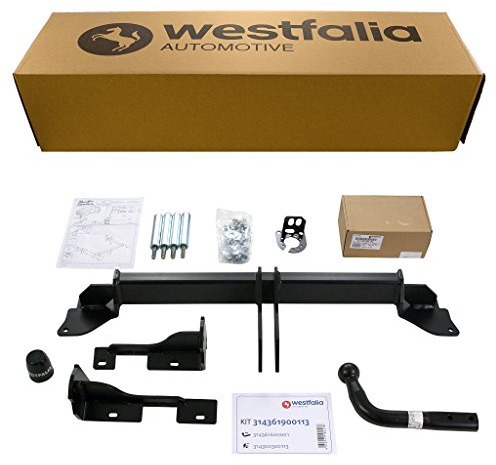 Westfalia-Automotive Fixed Swan Neck Towbar for Vauxhall Zafira B (incl Family), 13pin Wiring Kit, 1650kg Towing Capacity