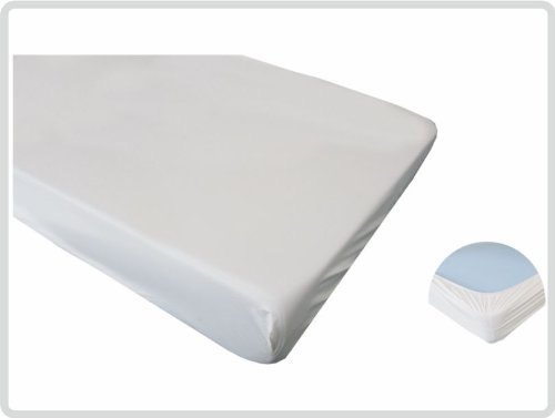 Teckmedi Kinderbett Spannbettlaken 70 x 140 cm - wasserundurchlässig wasserdicht Spannbettlaken Matratzenschutzbezug, Spannbettlaken Matratzenschoner
