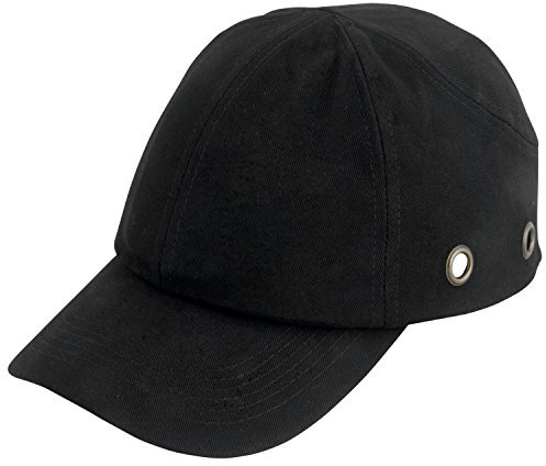 Viwanda Classic Anstoßkappe/Schutzkappe/Sicherheitskappe mit ABS-Schale, schwarz