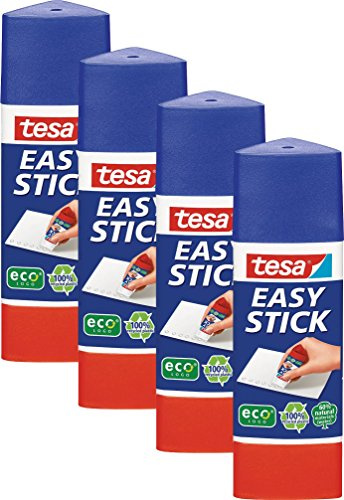 4er Sparbundle Tesa Stick ecoLogo dreieckig, ökologisch, 25g