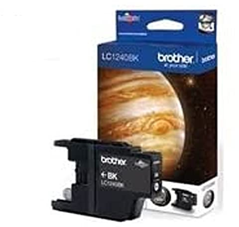 Brother LC-1240 BK Druckerpatrone schwarz mit einer Kapazität von ca. 600 Seiten für u.a. Brother MFC-J 5910 DW, MFC-J 6910, MFC-J 625, DCP-J 725, DCP-J 525, MFC-J 835