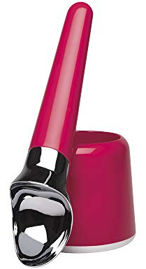 zakdesigns Ice Cream Scoop and Water Well, Red, 22 x 9 cm