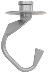 Smeg, Crochet Pétrisseur SMDH01, Accessoire pour Robot Pâtissier, en Aluminium, Idéal pour Mélanger les Pâtes au Levain, Compatible avec les Robots SMF01/02/03/13, 0,190 kg